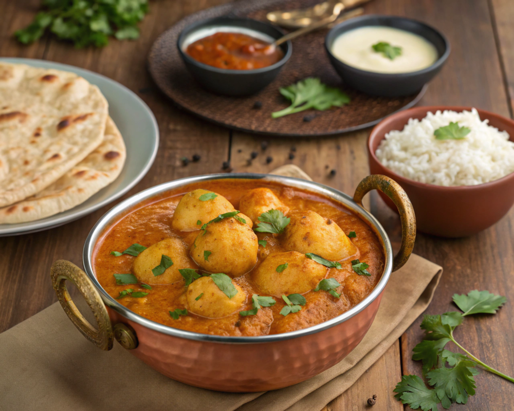 Vibrant Spread of Indian Potato Recipes.