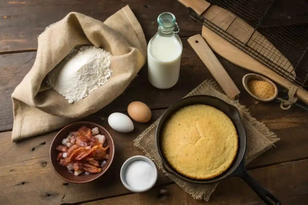 Ingredients for Traditional Southern Cornbread