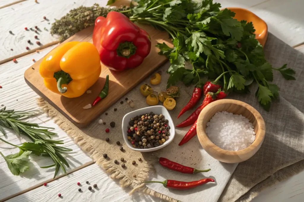 Mild peppers on cutting board - what is a good substitute for jalapeños in guacamole?